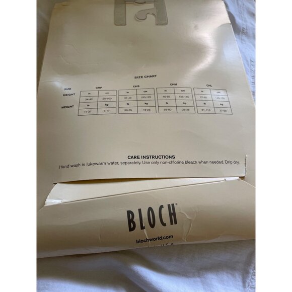 Bloch Endura Footless Tights For Children L.Tan CHM 88% Nylon 12% Spandex - Picture 10 of 12